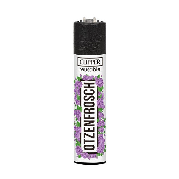 Clipper Feuerzeug Motiv Otzenfrosch