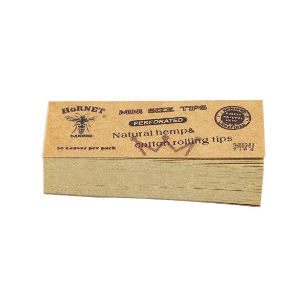 Hornet Natural Hemp Tips Block 50 Blatt