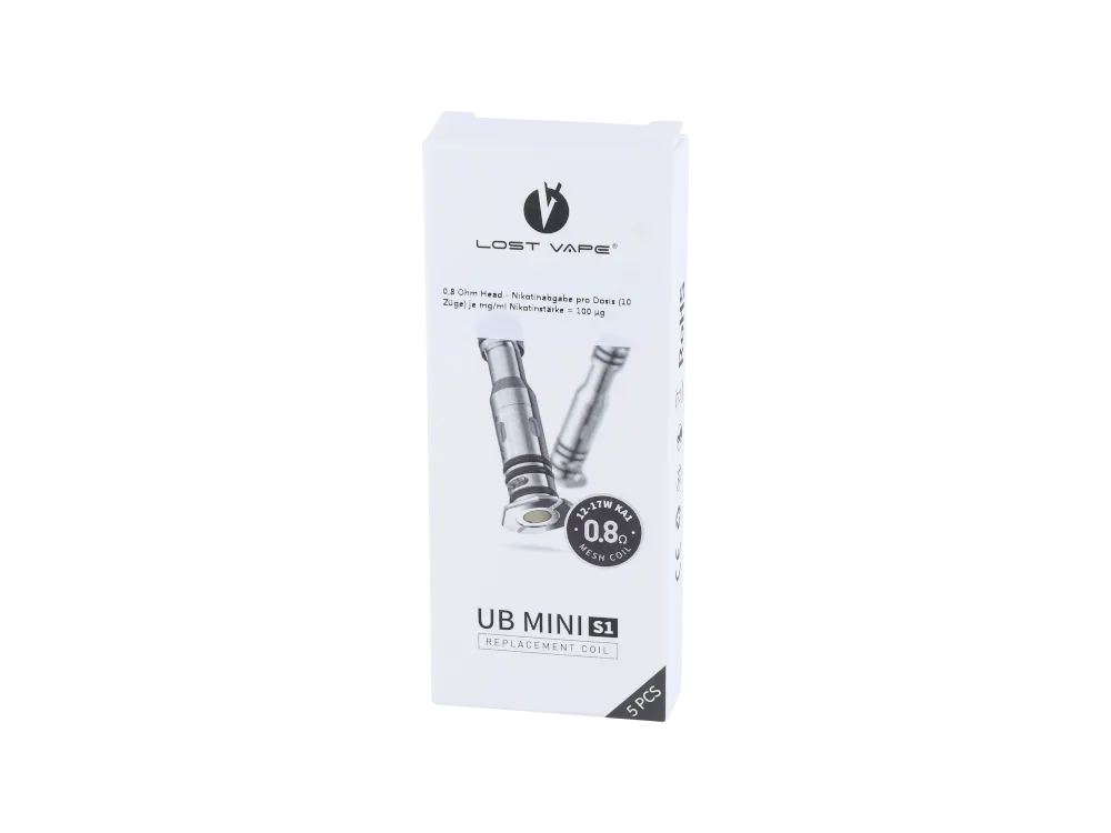 Lost Vape UB Mini S1 (5 Stück in der Packung) 0,8 Ohm