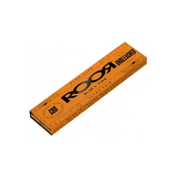 RooR Slim + Tips 32 Blatt CBD infused Papers + Filtertips