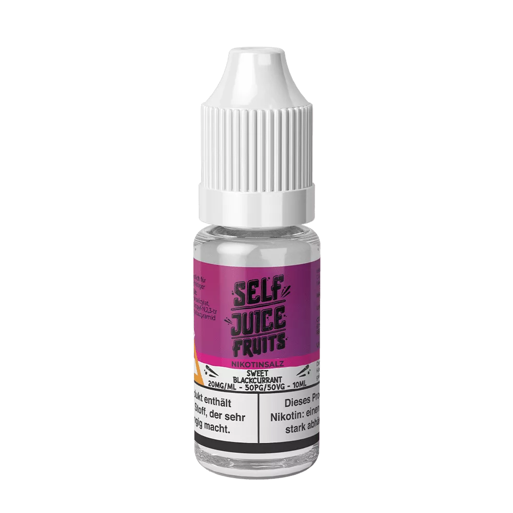 Self Juice - Nikotinsalz - Sweet Blackcurrant - Liquid 10ml Nikotingehalt 20mg/ml