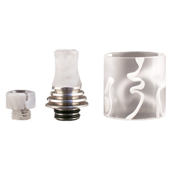 Vapefly Brunhilde MTL - Glas Ersatzglas & Drip Tip weiß
