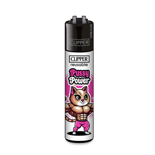 Clipper Feuerzeug Motiv Pussy Power