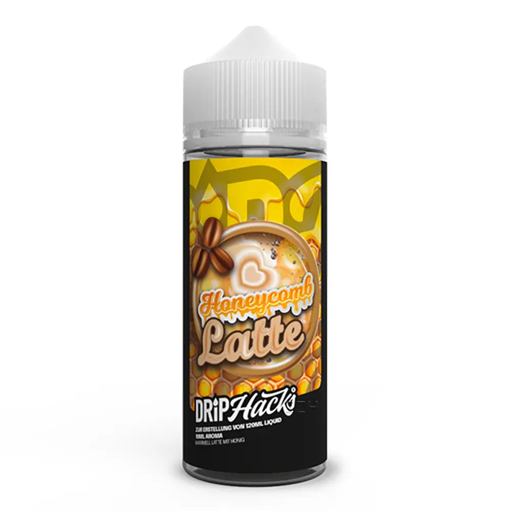 Drip Hacks Karamell Latte mit Honig Longfill Aroma 10ml