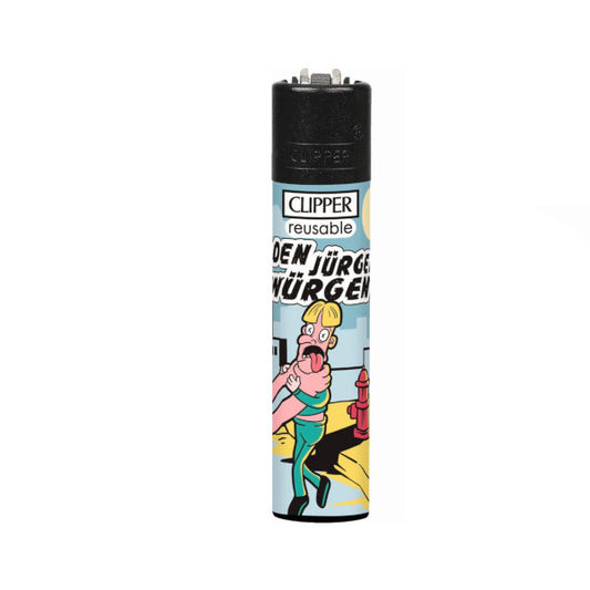 Clipper Feuerzeug Motiv Den Jürgen würgen