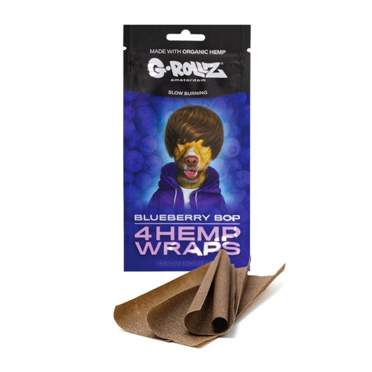 G-Rollz Hemp Wraps Flavour Blueberry Bop 4 Stück per Packung