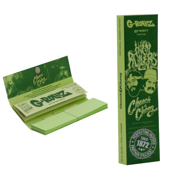 G-Rollz KS Organic Green Hemp Tip Cheech Chong 50 Blatt