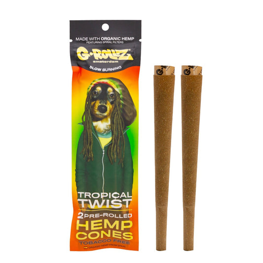 G-Rollz Hemp Cones Tropical Twist 2 Stück per Packung