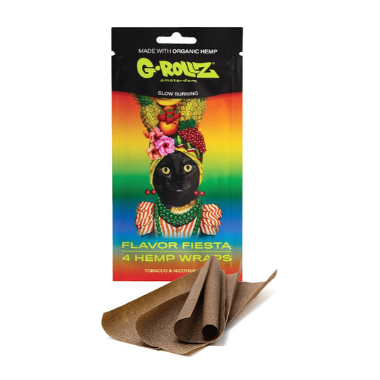 G-Rollz Hemp Wraps Flavour Fiesta 4 Stück per Packung