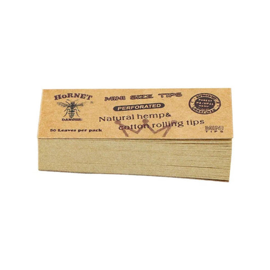 Hornet Natural Hemp Tips Block 50 Blatt