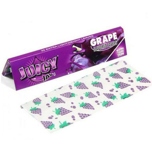 Juicy Jay`s King Size Papers Grape 32 Blatt Longpapers
