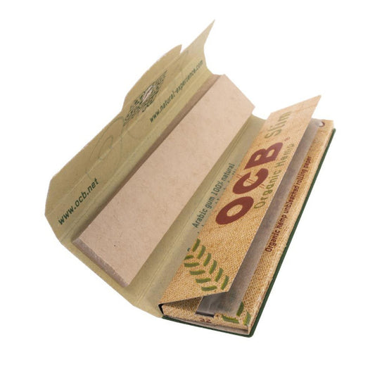 OCB Slim Organic Hemp Papers + Filtertips 32 Blatt
