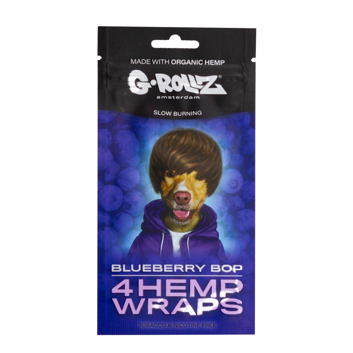 G-Rollz Hemp Wraps Flavour Blueberry Bop 4 Stück per Packung