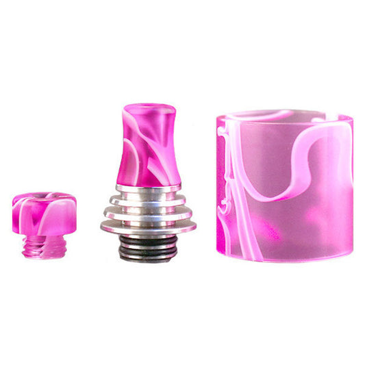 Vapefly Brunhilde MTL - Glas Ersatzglas & Drip Tip pink