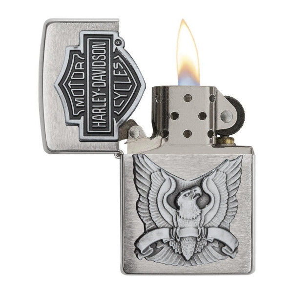 Zippo Feuerzeug Harley Davidson silver