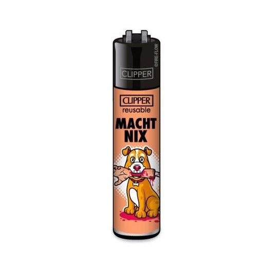 Clipper Feuerzeug Motiv Macht nix