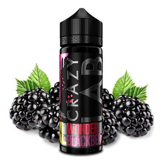 Crazy Lab XL Wonder Blackberry Aroma 10ml in 120ml Longfill Flasche