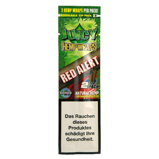 Juicy Hemp Wraps Red Alert 2 Stück per Packung