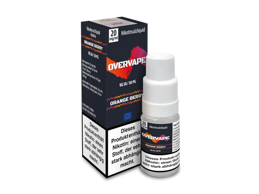 Overvape - Nikotinsalz - Orange Berry - Liquid 10ml Nikotingehalt 20mg/ml