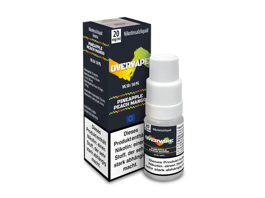 Overvape - Nikotinsalz - Pineapple Peach - Liquid 10ml Nikotingehalt 20mg/ml