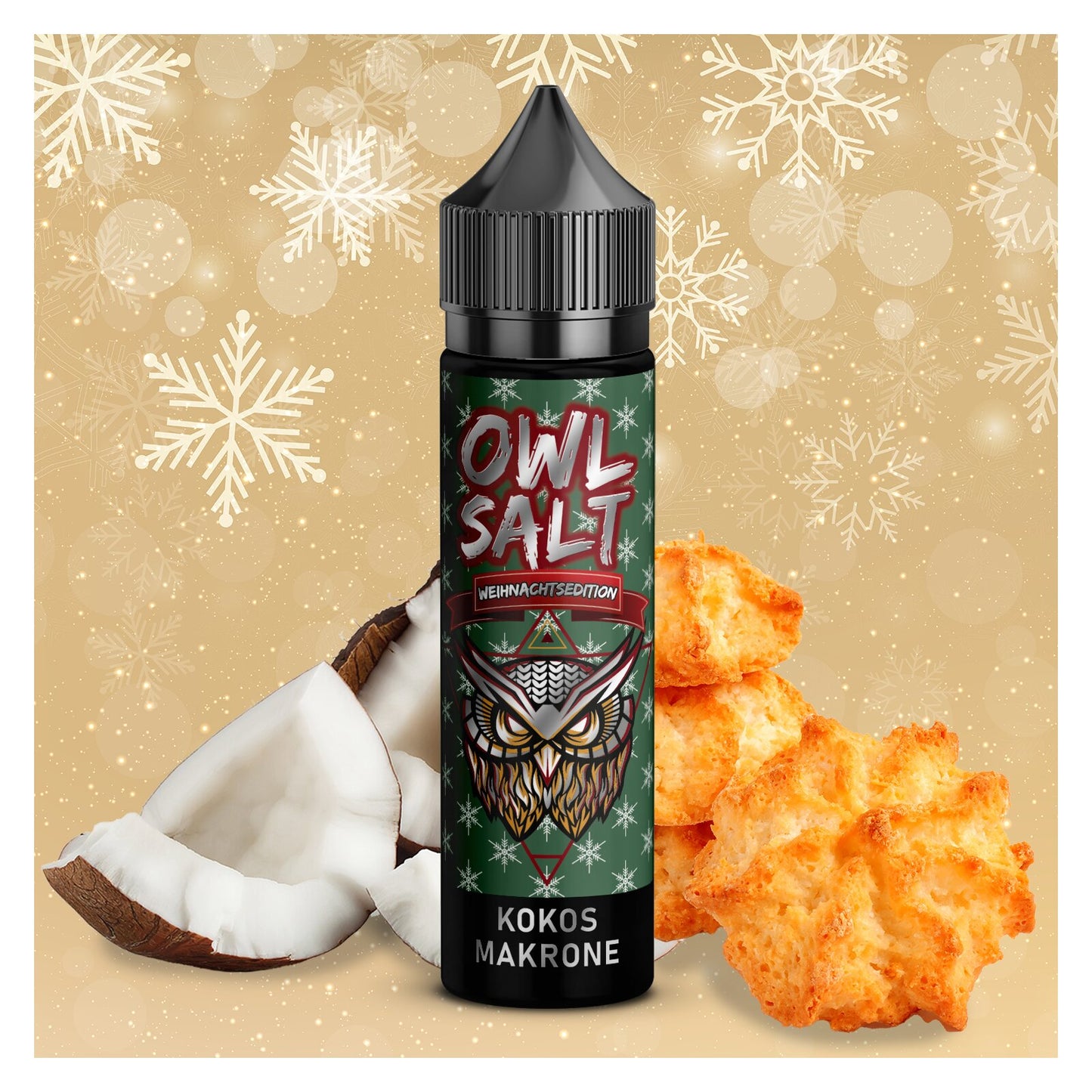 OWL Salt Kokos Makrone Longfill Aroma 10ml