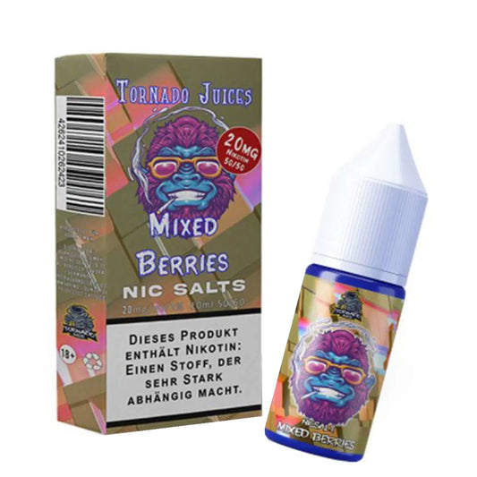 Tornado Juice - Nikotinsalz - Mixed Berries - Liquid 10ml Nikotingehalt 20mg/ml